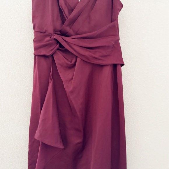 Significant Other Elsie Dress Wine Burgundy Slip Satin Formal Event Prom 10 NWT - Picture 6 of 13